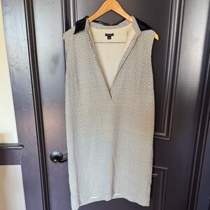 Ann Taylor Monochrome Patterned Dress